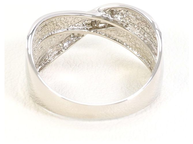 Autre Marque Platinring mit Diamant - Ansicht 4