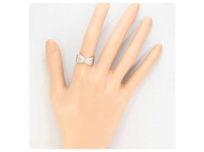 Autre Marque Platinring mit Diamant - Ansicht 6