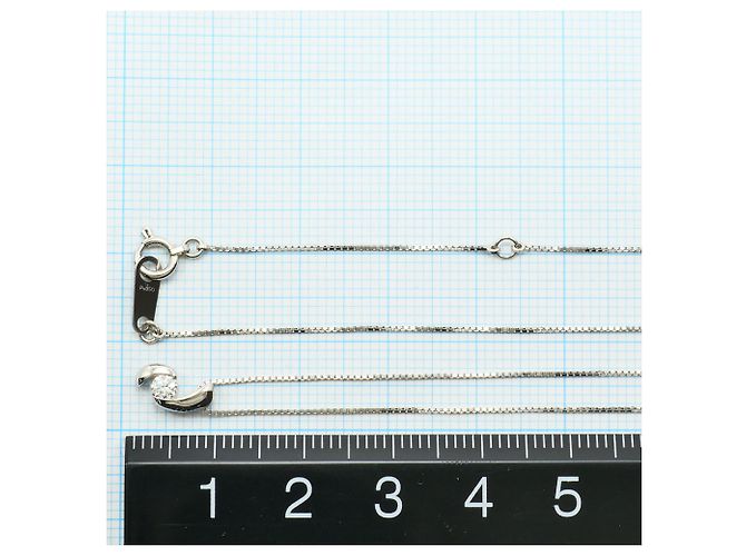 Autre Marque Collana in platino PT900 / PT850 con diamante - vista 4