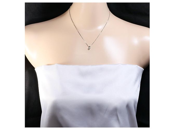 Autre Marque Collana in platino PT900 / PT850 con diamante - vista 5