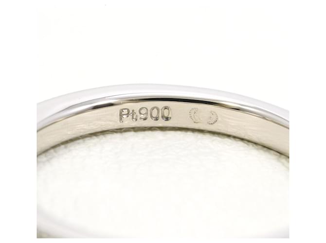 Autre Marque Platinring mit Diamant - Ansicht 4
