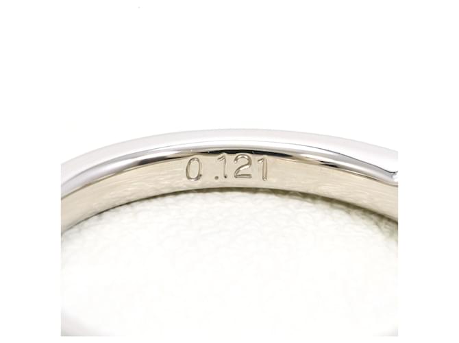 Autre Marque Platinring mit Diamant - Ansicht 5