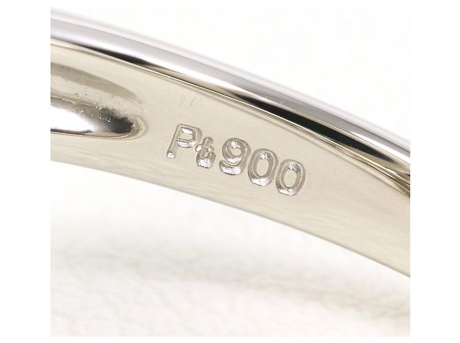 Autre Marque Anello a fascia in platino con diamante - vista 5