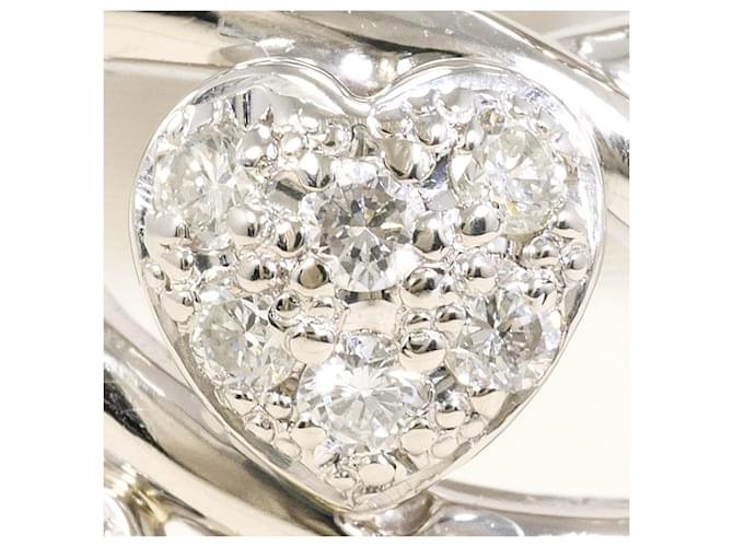 Autre Marque Platinring mit Diamant - Ansicht 2