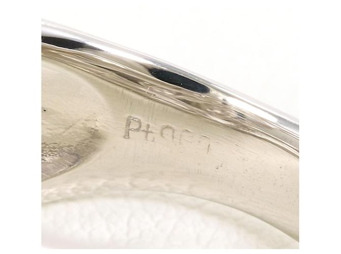Autre Marque Platinring mit Diamant - Ansicht 5