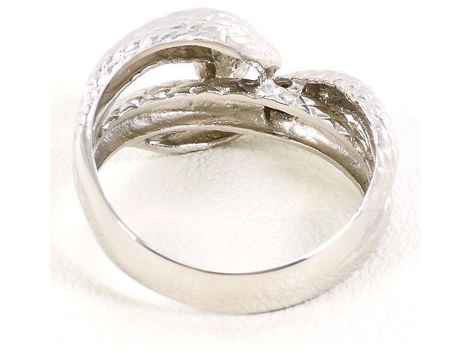 Autre Marque PT900 Platinring mit Diamant - Ansicht 4