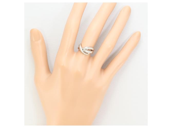 Autre Marque PT900 Platinring mit Diamant - Ansicht 7