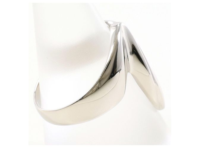 Autre Marque PT900 Platinring mit Diamant - Ansicht 3