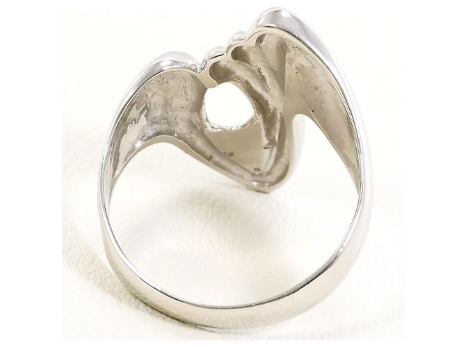 Autre Marque PT900 Platinring mit Diamant - Ansicht 4
