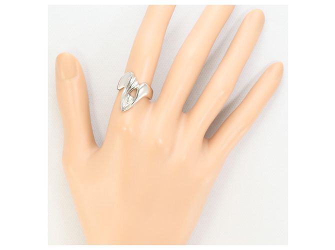 Autre Marque PT900 Platinring mit Diamant - Ansicht 7