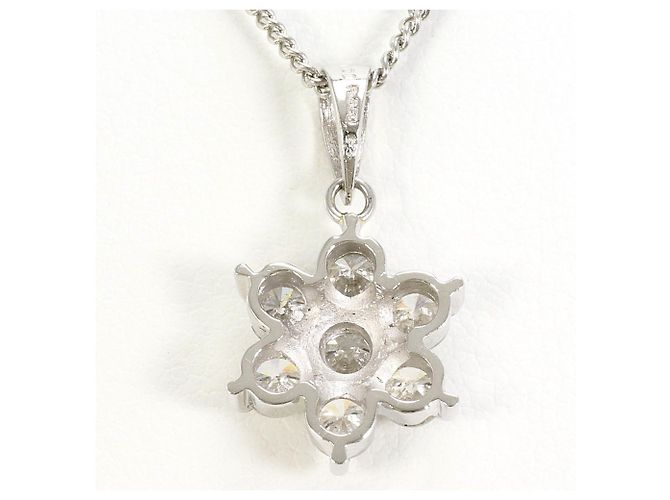 Autre Marque PT850 Platin-Halskette mit Diamant - Ansicht 3