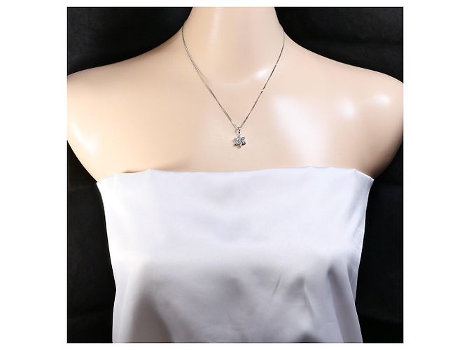 Autre Marque PT850 Platin-Halskette mit Diamant - Ansicht 6