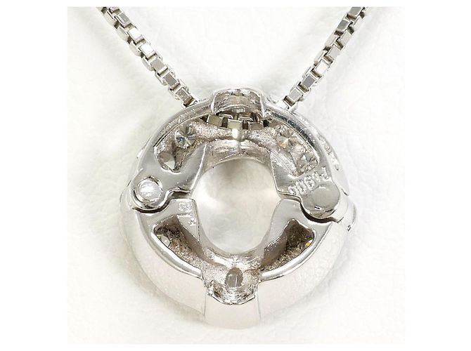 Autre Marque Collana in platino PT900 con diamante da 0,12ct - vista 3