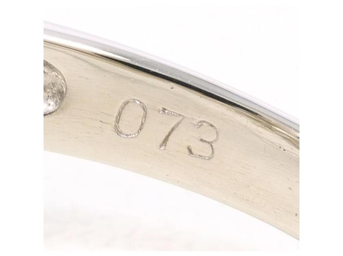 Autre Marque Platinring mit Diamant - Ansicht 5