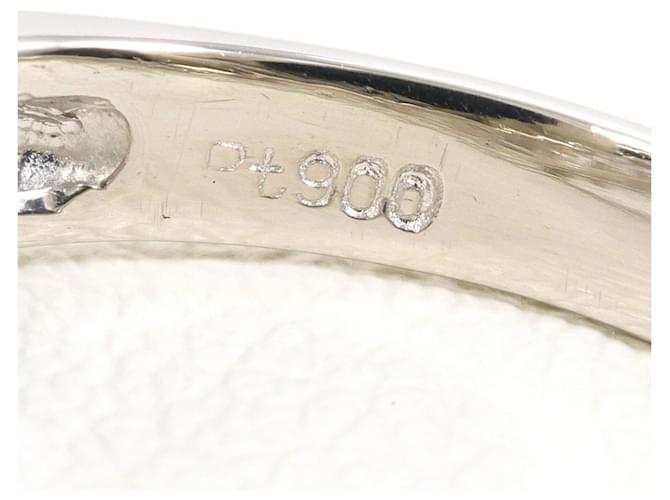 Autre Marque Platinring mit Diamant - Ansicht 6