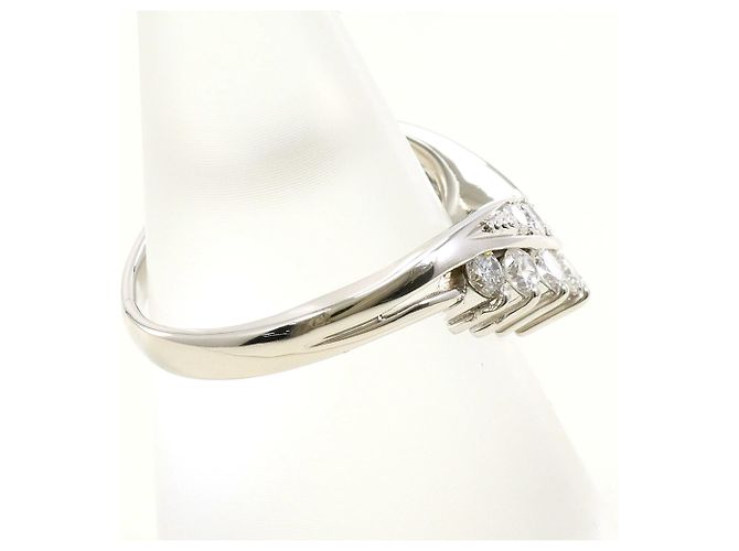 Autre Marque PT900 Platinring mit 0.70ct Diamant - Ansicht 3