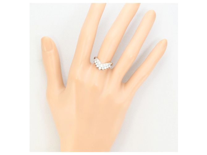 Autre Marque PT900 Platinring mit 0.70ct Diamant - Ansicht 7