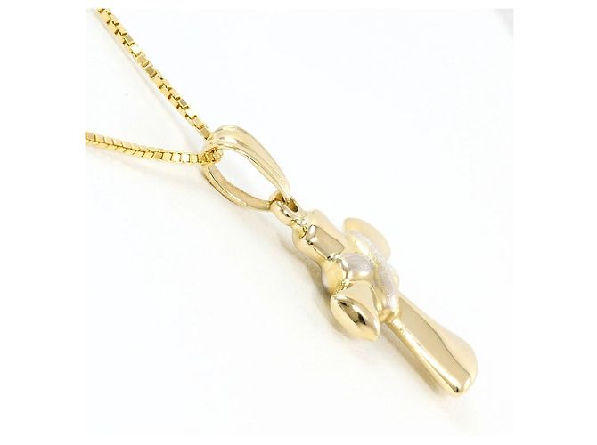 Autre Marque Collana in oro bianco e giallo 14K D'oro - vista 2