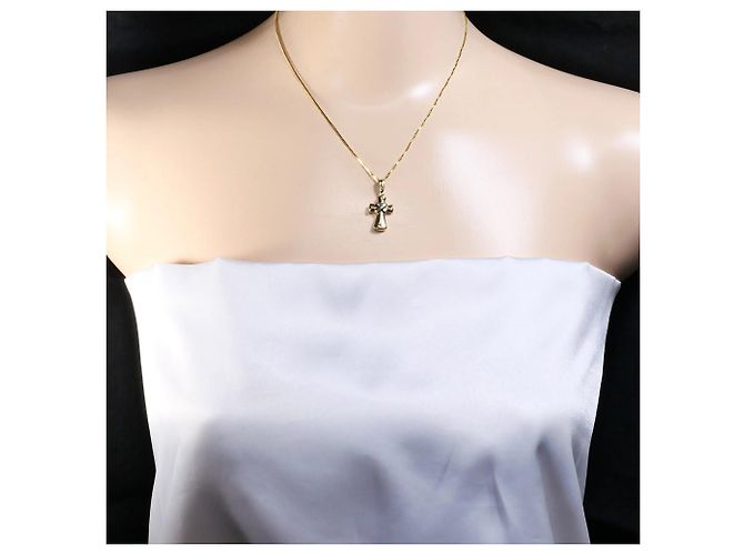 Autre Marque Collana in oro bianco e giallo 14K D'oro - vista 5