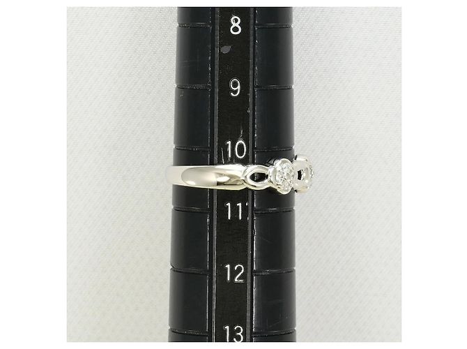 Autre Marque PT900 Platinring mit Diamant - Ansicht 7