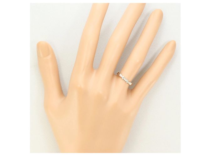 Autre Marque PT900 Platinring mit Diamant - Ansicht 6