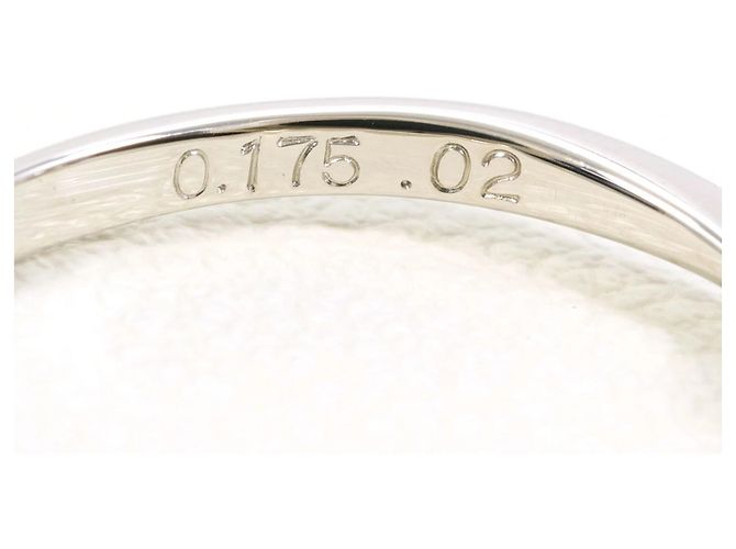 Autre Marque Platin-Ring mit Diamantakzenten Pink - Ansicht 5