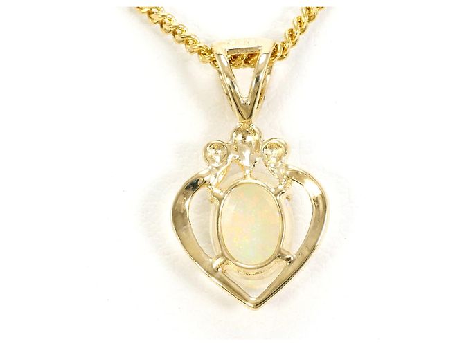 Autre Marque Collana in oro giallo 14K con opale D'oro - vista 4