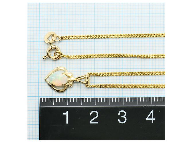 Autre Marque Collana in oro giallo 14K con opale D'oro - vista 6