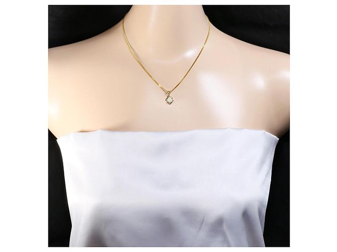 Autre Marque Collana in oro giallo 14K con opale D'oro - vista 7