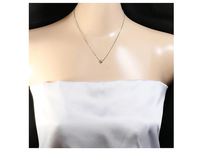 Autre Marque PT850 Platin-Halskette mit Diamant - Ansicht 5