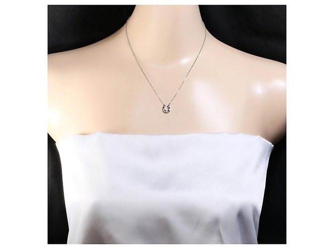 Autre Marque 14K Weißgoldkette mit Diamant Golden - Ansicht 5