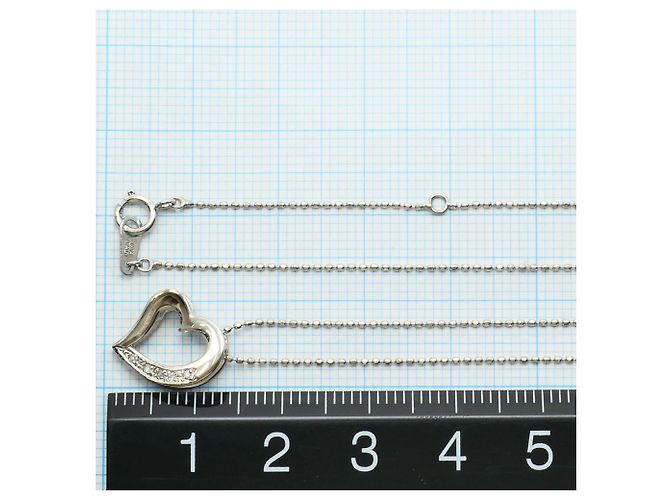 Autre Marque 14K Weißgoldkette mit Diamant Golden - Ansicht 4