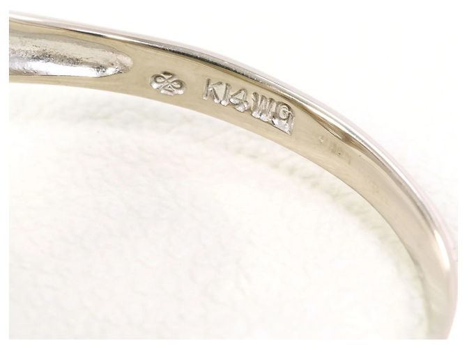 Autre Marque 14K Weißgold-Ring mit Diamant Golden - Ansicht 4