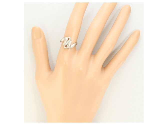 Autre Marque 14K Weißgold-Ring mit Diamant Golden - Ansicht 6
