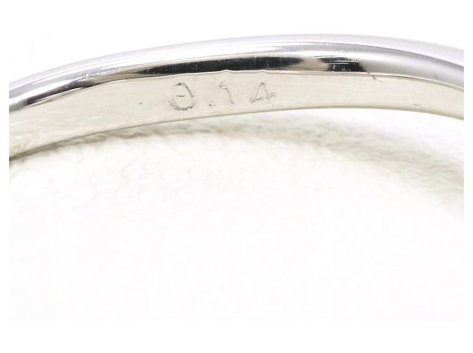 Autre Marque 10K Weißgold-Ring mit 0.14ct Diamant Golden - Ansicht 4