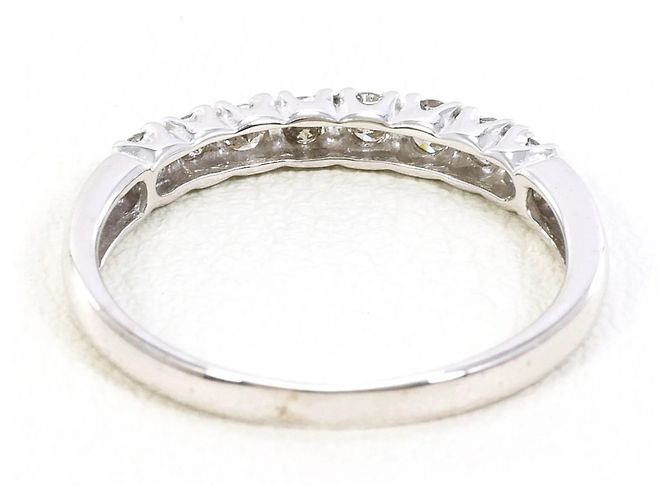 Autre Marque 10K Weißgold Diamantring Golden - Ansicht 3