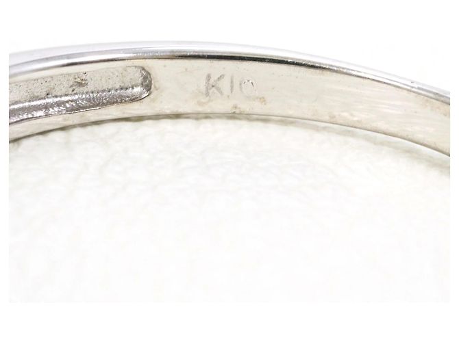 Autre Marque 10K Weißgold Diamantring Golden - Ansicht 4