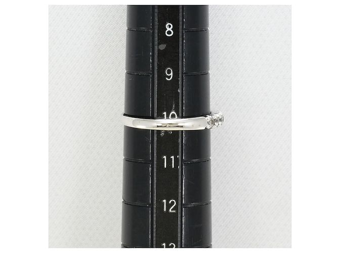 Autre Marque 10K Weißgold Diamantring Golden - Ansicht 7