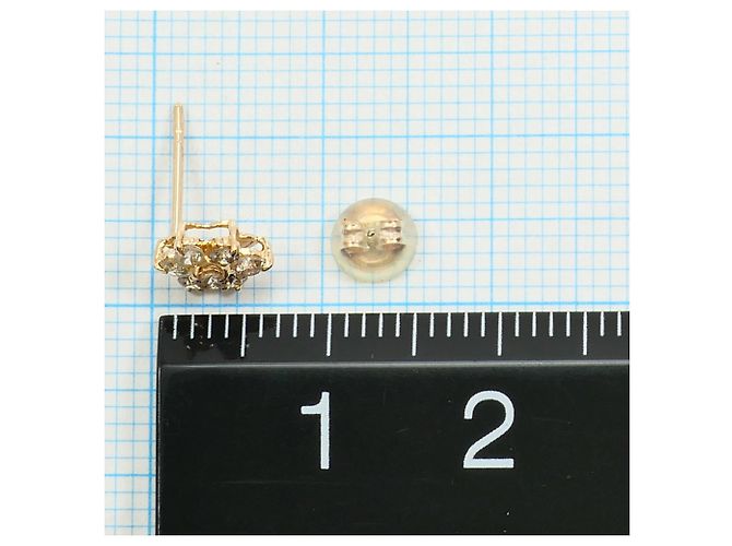 Autre Marque Orecchini a lobo in oro rosa 14K e diamanti D'oro - vista 3