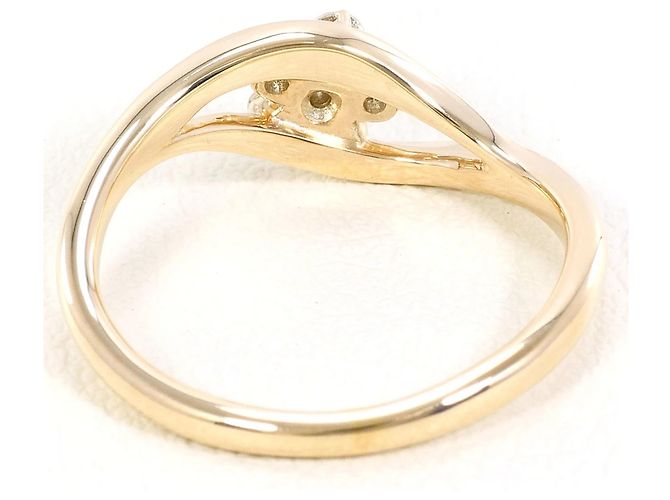 Autre Marque 10K Gelbgold Diamantring Golden - Ansicht 3