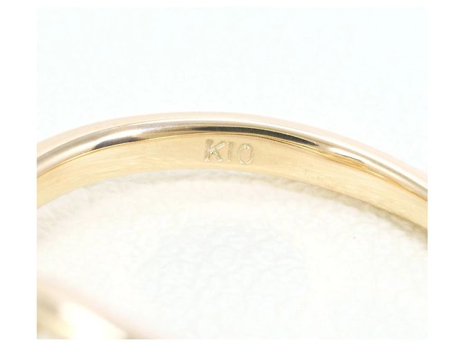 Autre Marque 10K Gelbgold Diamantring Golden - Ansicht 4