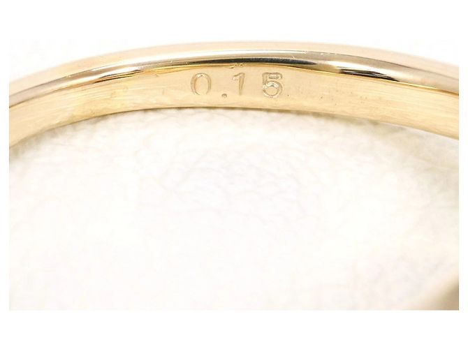Autre Marque 10K Gelbgold Diamantring Golden - Ansicht 5