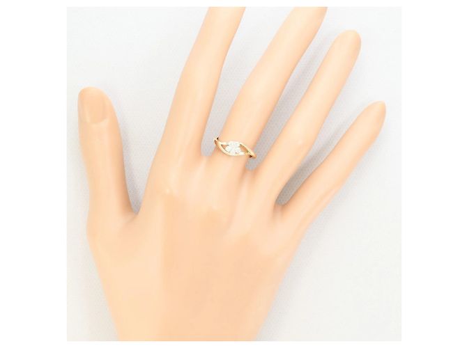 Autre Marque 10K Gelbgold Diamantring Golden - Ansicht 6