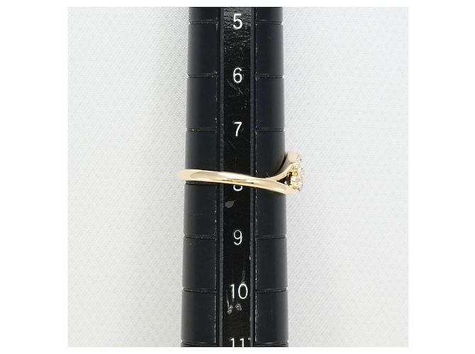 Autre Marque 10K Gelbgold Diamantring Golden - Ansicht 7