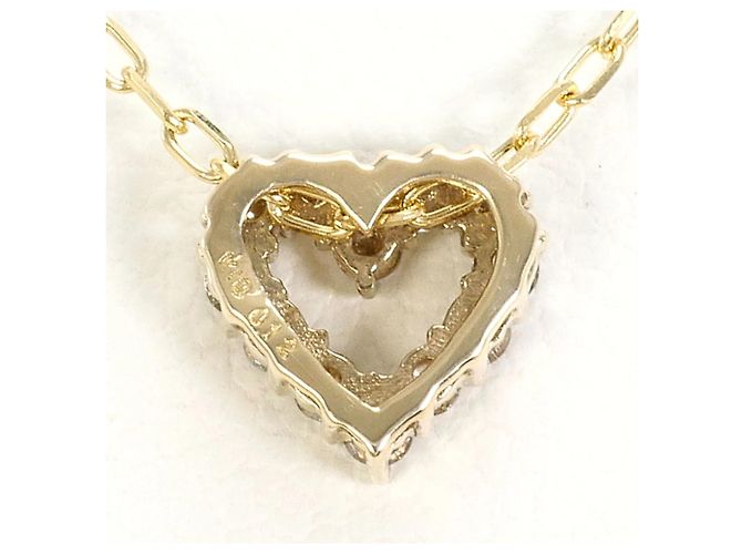 Autre Marque Collana in oro giallo 10K con pendente in diamante D'oro - vista 3