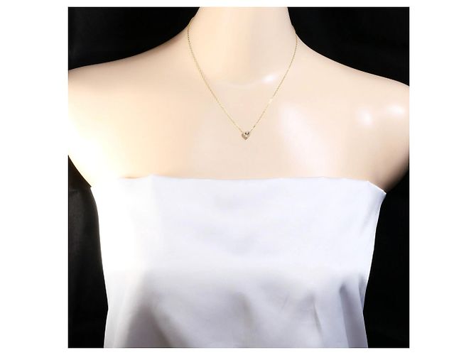 Autre Marque Collana in oro giallo 10K con pendente in diamante D'oro - vista 5