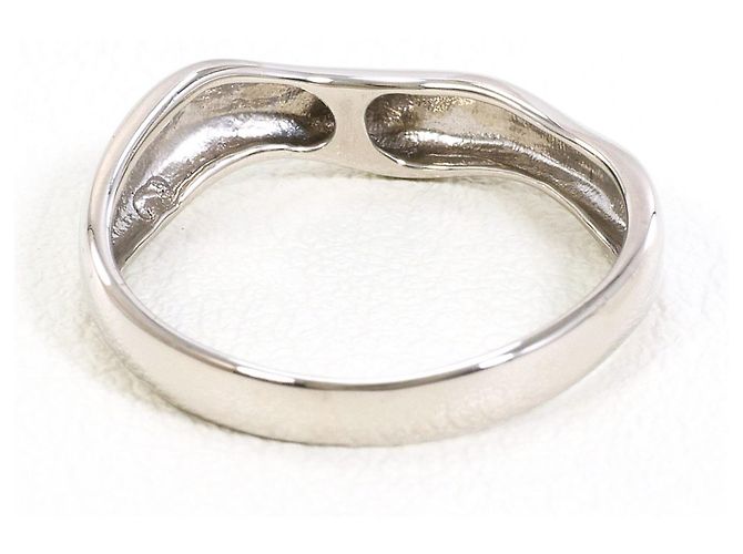 Autre Marque 14K Weißgold Ringband Golden - Ansicht 3
