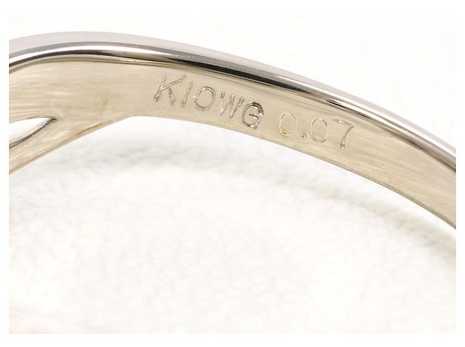 Autre Marque 10K Weißgold Diamantring Golden - Ansicht 4