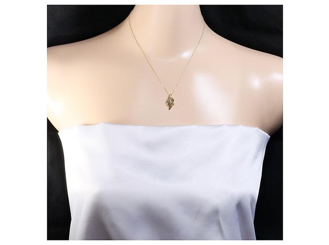 Autre Marque Collana in oro giallo 10K con diamante D'oro - vista 5
