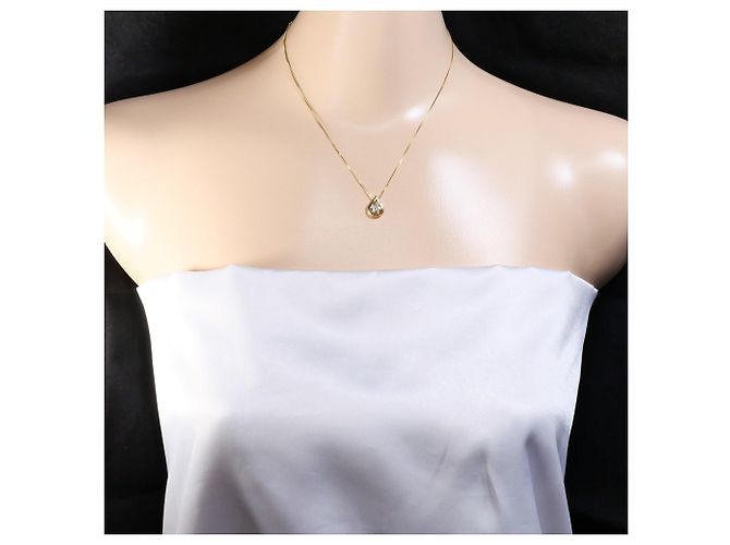 Autre Marque Collana in oro giallo 10K con diamante D'oro - vista 5